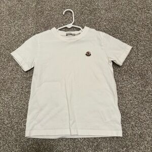 Moncler White T-Shirt girl 8Y